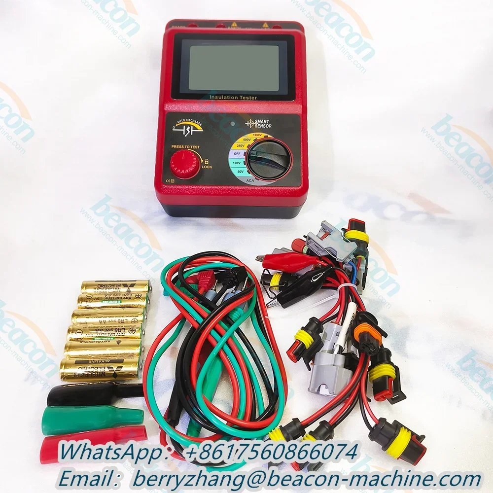 جهاز اختبار مقاومة العزل الرقمي عالي الجهد حاقن قضيبي مشترك طاولة عزل صمام الملف اللولبي