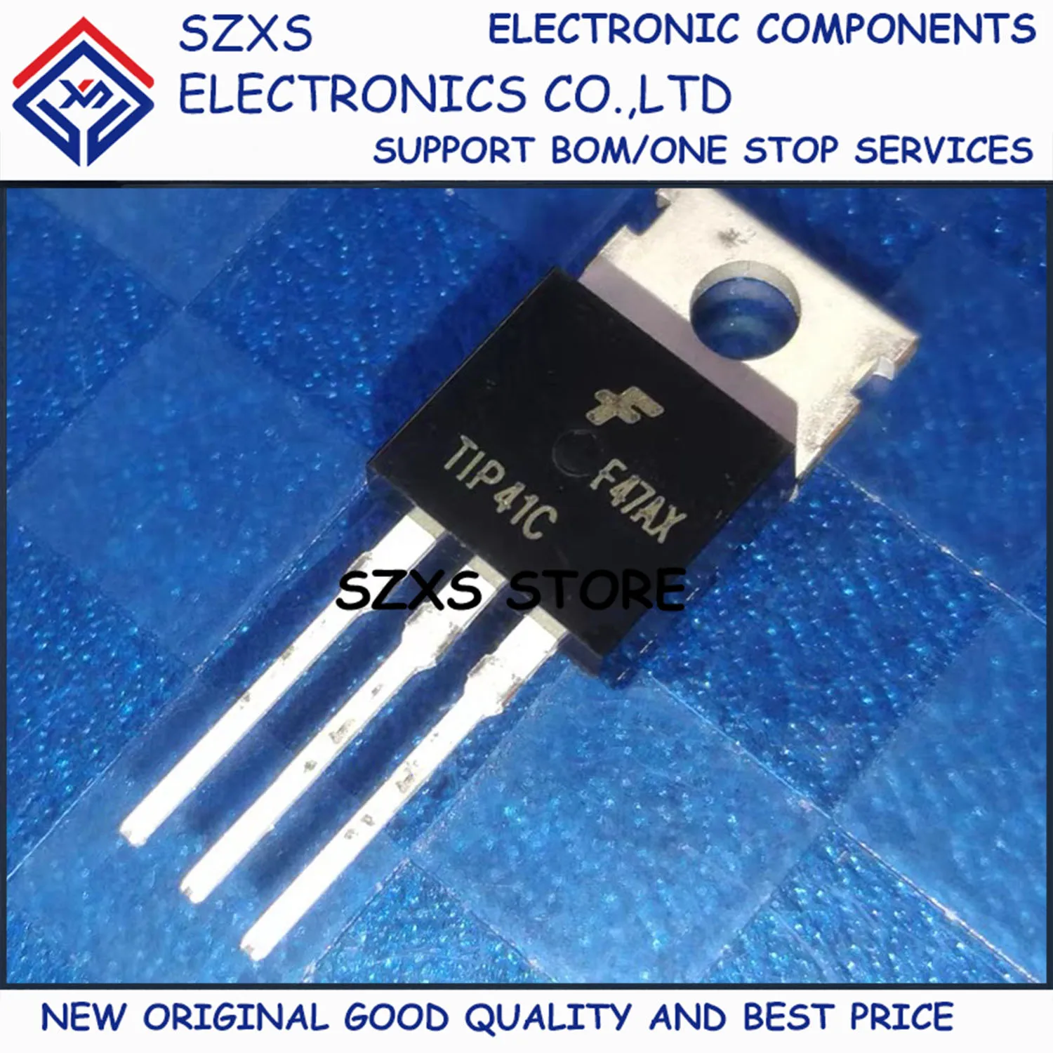 

New Original 10Pairs TIP41C TIP41CTU + TIP42C TIP42CTU TO-220 Powerful Transistor In Stock Electronic Components Good Quality