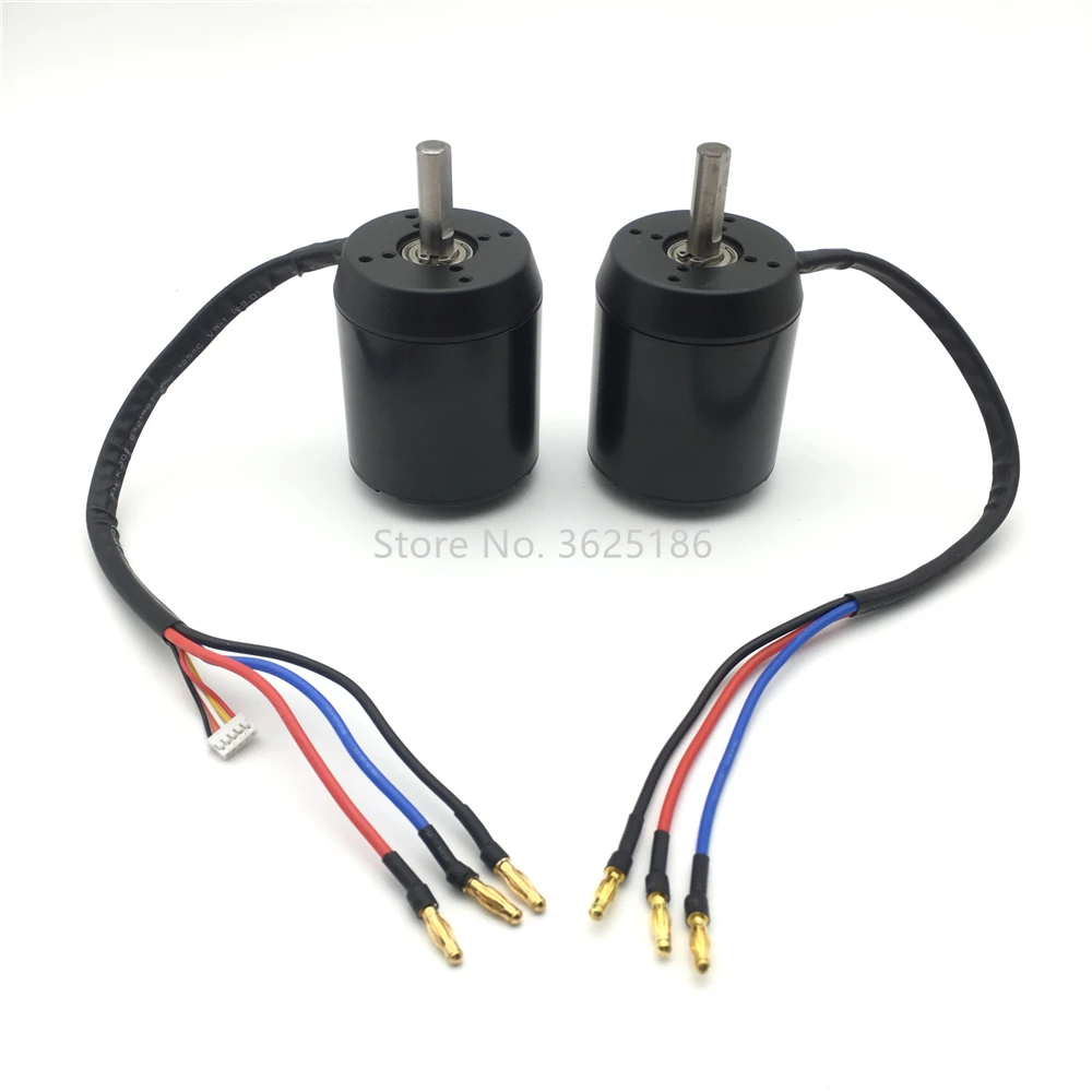 6384 120KV BLDC outrunner brushless 10mm shaft motor 24-36V SL sensored SD sensored for electric balancing scooter skateboard