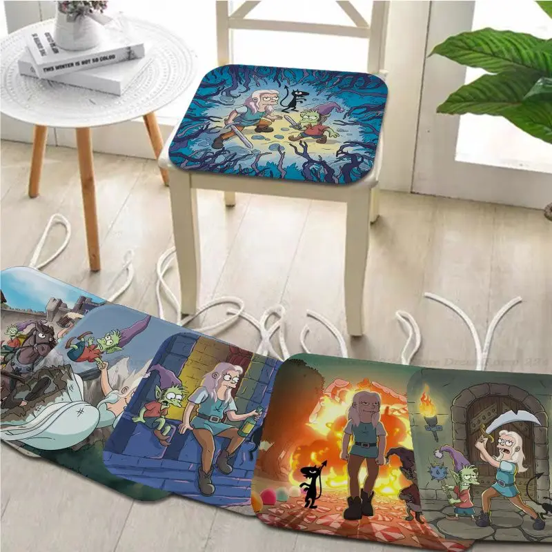 

D-Disen-chant mentes Cushion Creative Fabric Cushion Non-slip Living Room Sofa Decor Students Stool Tatami Office Chair Mat Pad