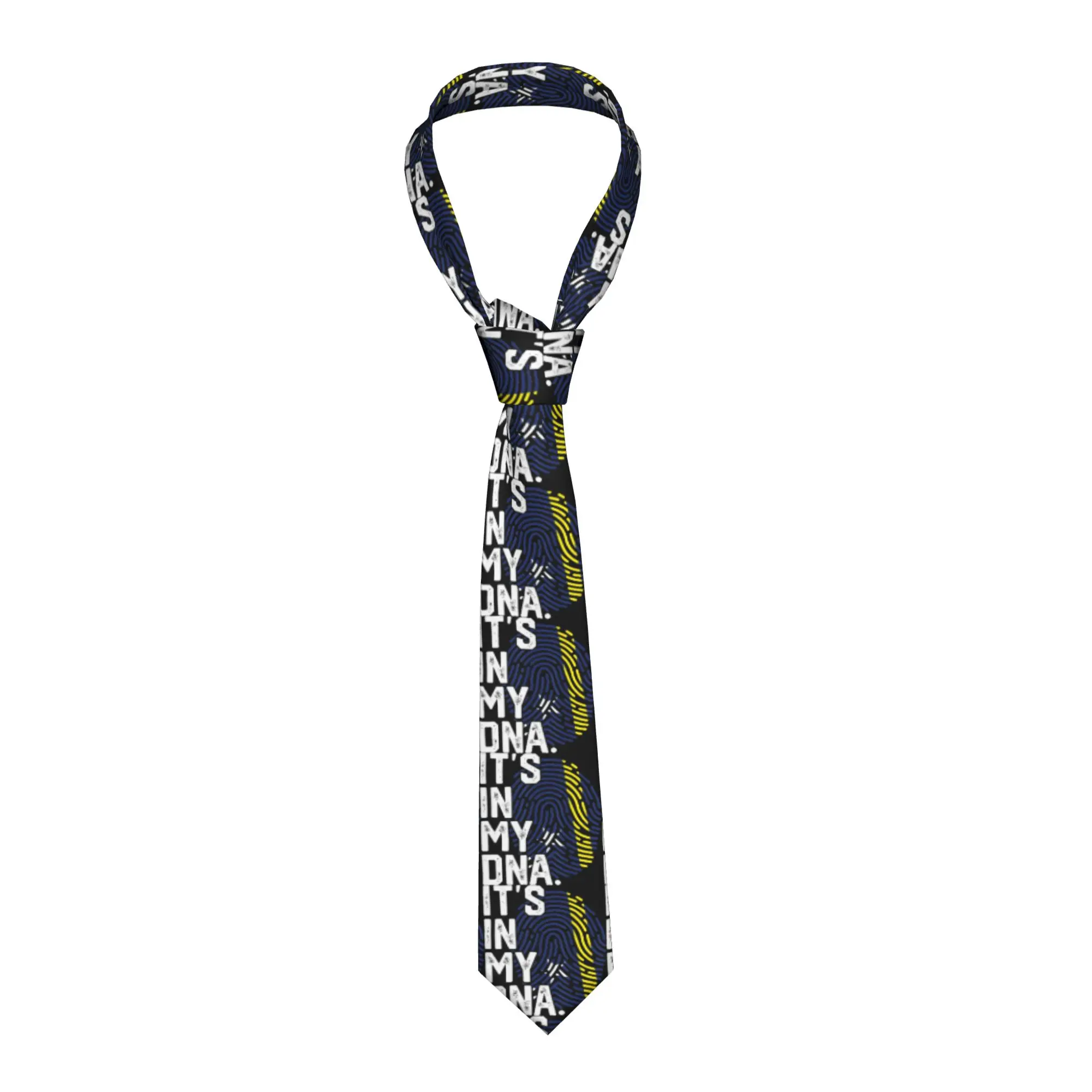 Curacao Roots Flag Fingerprint Tie Neck Ties Unisex Adult Retro Trendy Necktie Accessories Great Quality Pattern Collar Tie