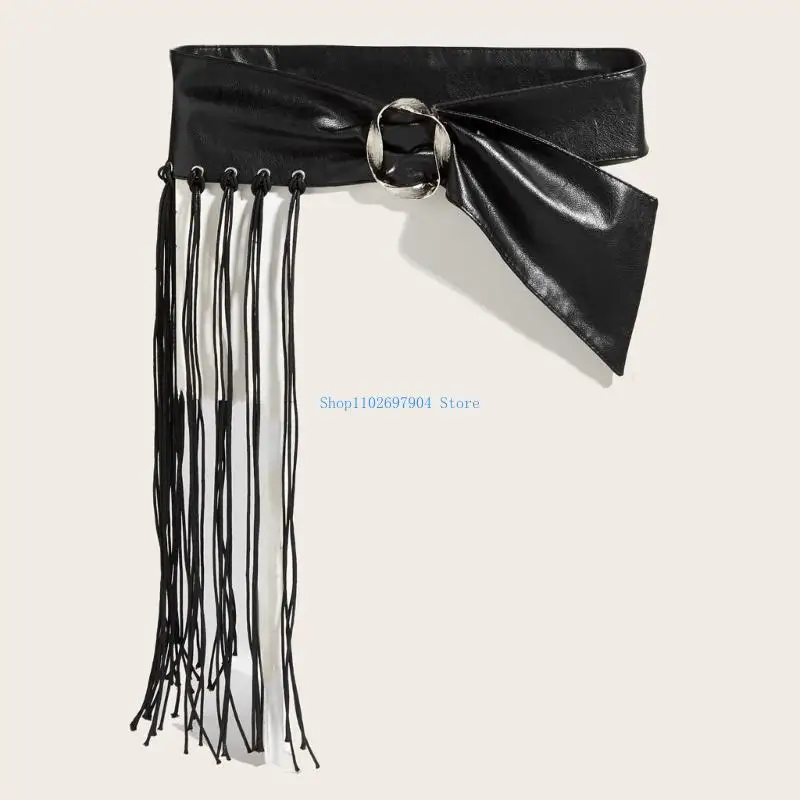 N7YF ヤッピー フリンジ ガードル ベルト ヒップ スカーフ エレガント ベルト ラップ ドレス ホルター ドレス ユニークなフリンジ スカート ラップ レディース用