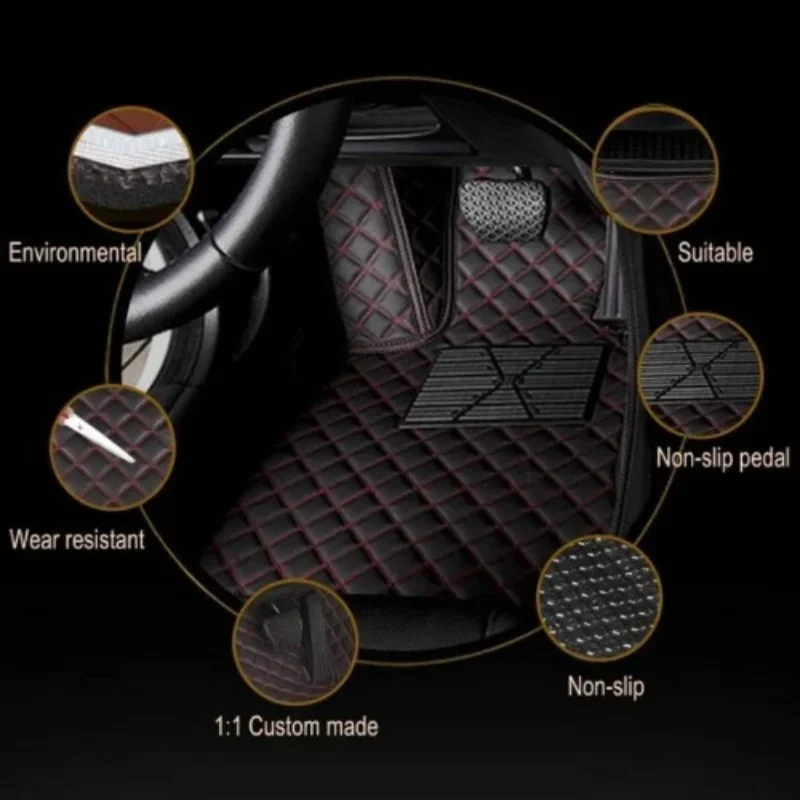 Bespoke custom car floor mats for all Toyota models Land Cruiser Prado Yaris Venza Prius Camry Corolla CR-V  Alfa de RAV4 CHR