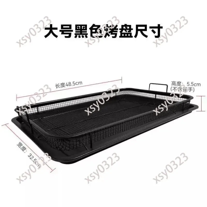 Stainless Steel Non-stick Bakeware Set, Frying Pan with Fry Basket Tray Kitchen Tools