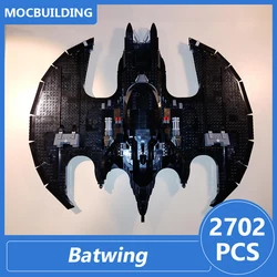 Batwing 76139 B Model Moc Building Blocks Diy Assemble Bricks Educational Creative Display Collection Toys Xmas Gifts 2702PCS