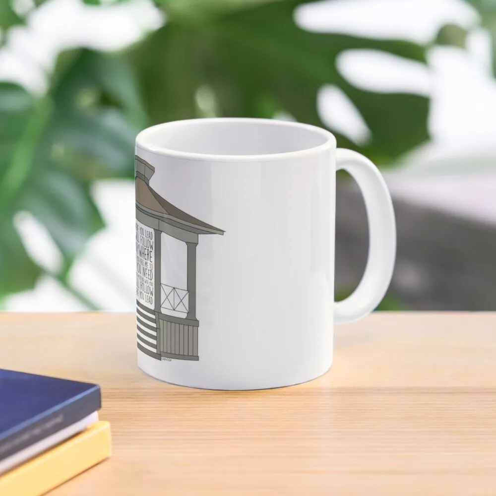 Where You Lead I Will Follow Classic  Mug Coffee Cup Gifts Photo Design Simple Image Picture Drinkware Handle Round Tea Printed