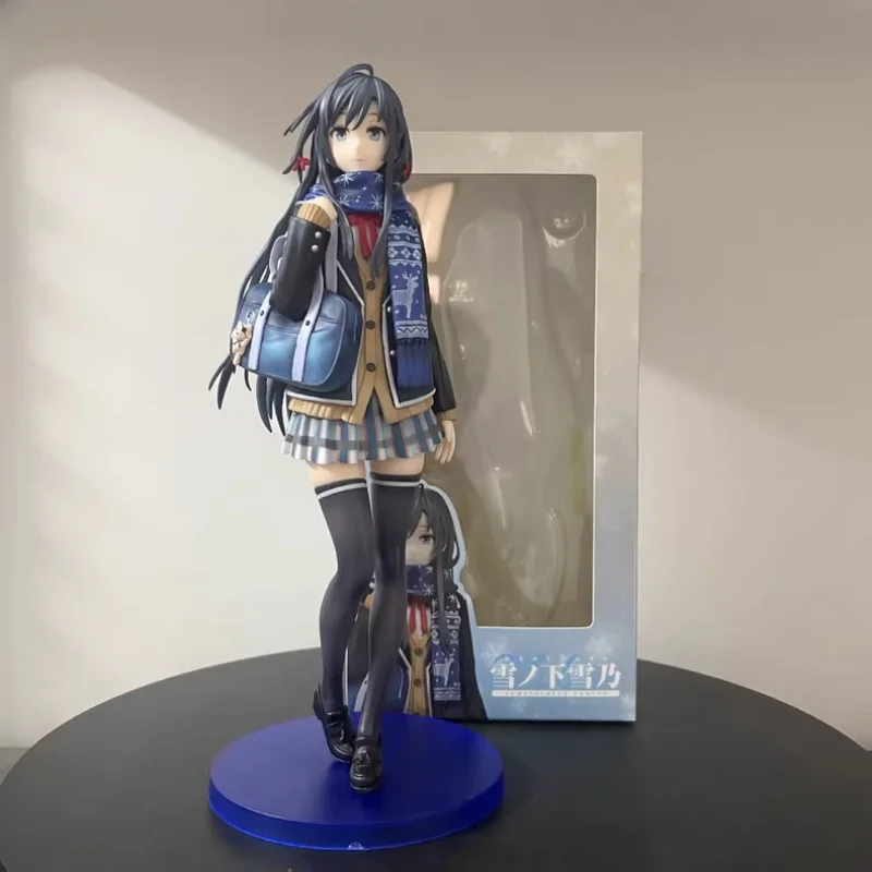 

My Youth Romantic Comedy Is Wrong As I Expected Yukino Yukinoshita Winter Uniform Figure Toys Statue Collect Birthday Gifts