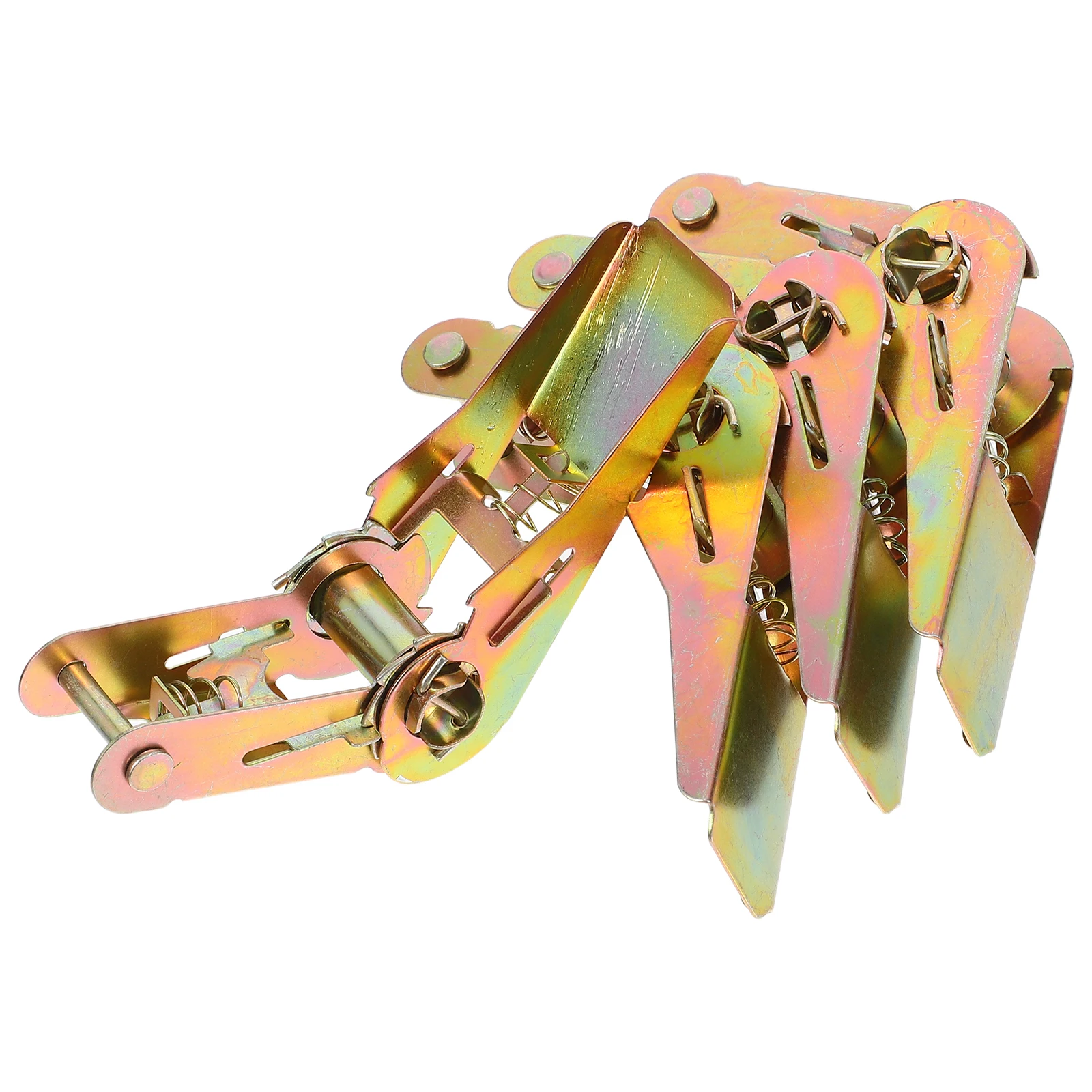 

4 Pcs Ratchet Tensioner Accessories Heavy Duty Strap Buckle Fastener Cargo Tie Down Replacement Ratchet Buckles Sturdy Material