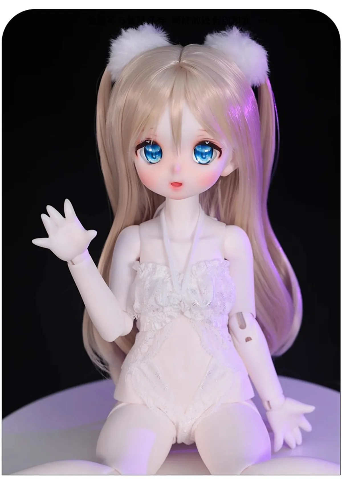 bjd doll genuine 1/4 open mouth rabbit sister 2 Yuan cartoon female bear sister rabbit body joint movable doll resin free shippi