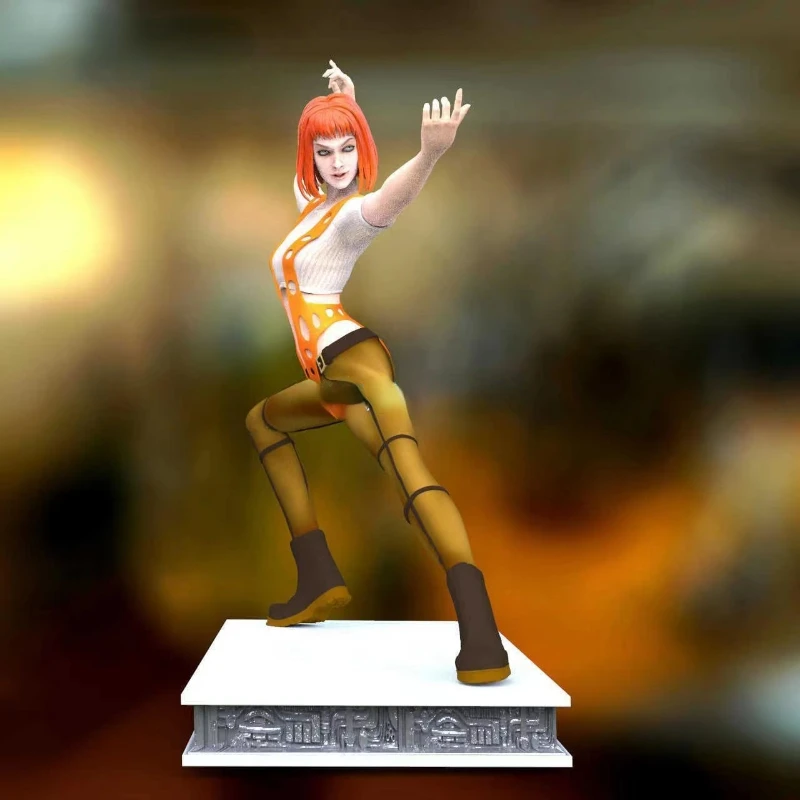 

1/24 Scale Resin Figure Model Kit Kung Fu girl Unassembled Unpainted 3D printing DIY toy 189