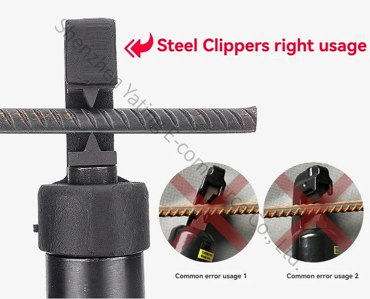 New Fast Hydraulic Rebar Shear, Hydraulic Pliers Rebar Scissors Manual MG-16J Rebar Cutter 25mm