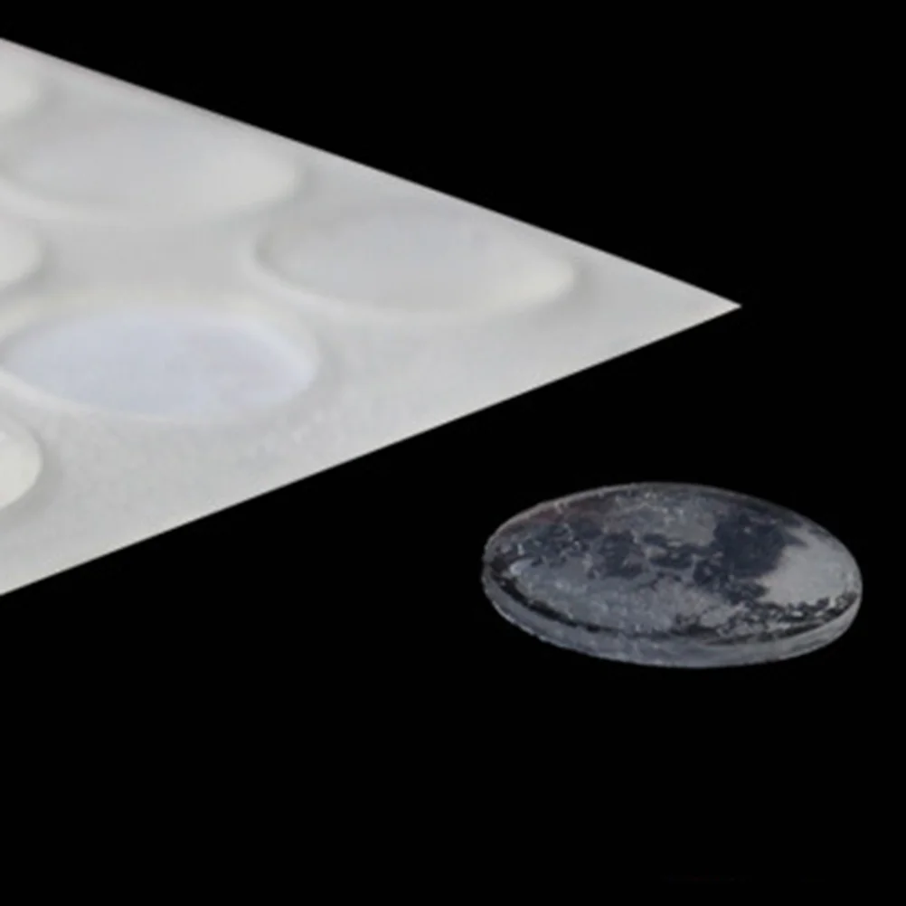 100Pcs Furniture Bumpers Clear Silicone Buffer Pads for Door Drawer Cabinet Anti Slam Self Adhesive Shock Absorber 8Mm