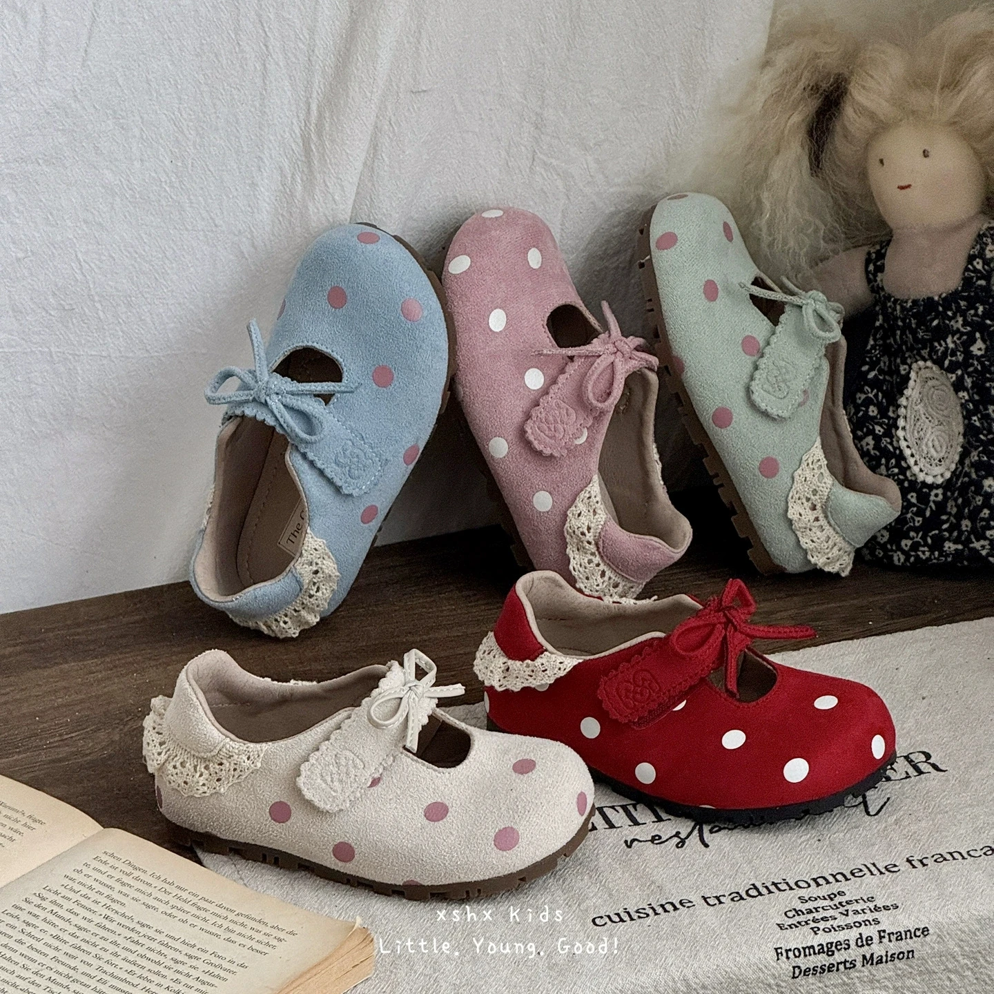 New Spring Kids Princess Shoes Children Bow Shoes Baby Girls Fashion Brand Shoes Toddler Ballet Flats Infant Shoes Mary Jane