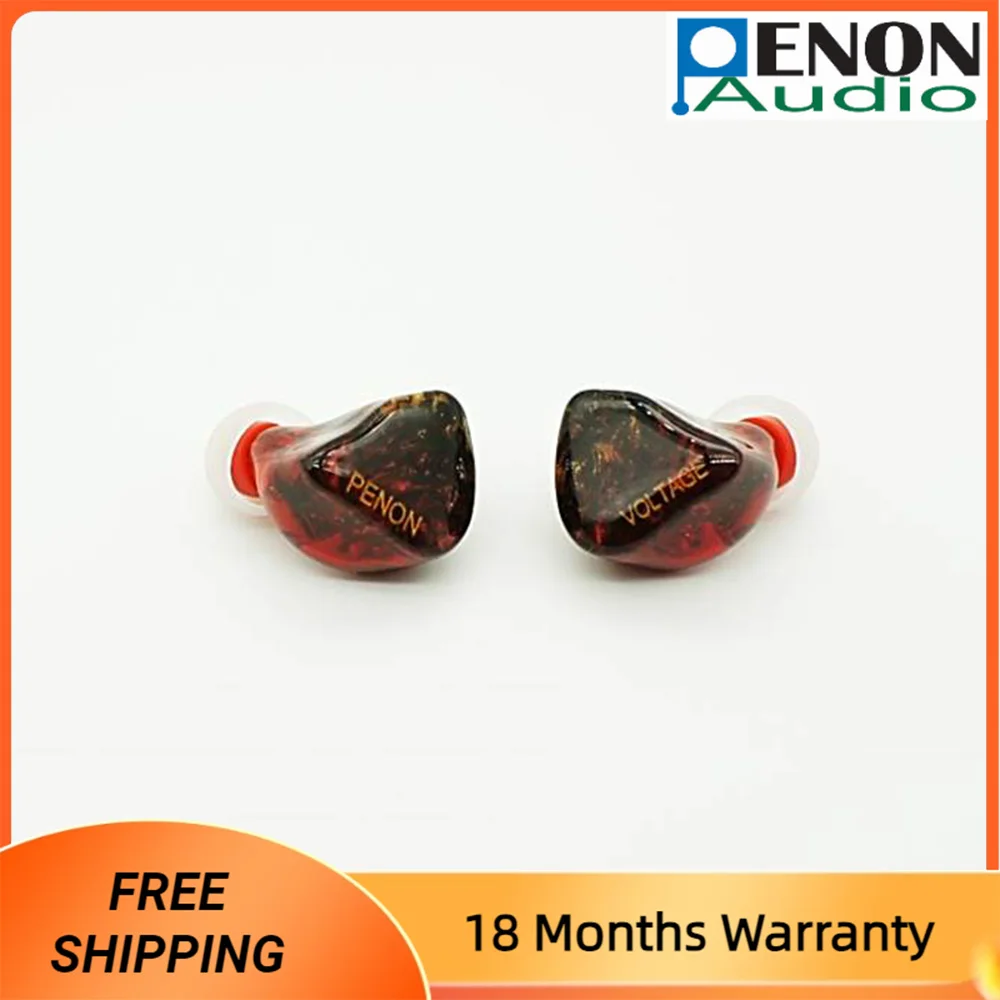 

PENON Voltage 4EST+4BA+2DD Hybrid Flagship HiFi Audiophile In-ear Monitor IEM In-ear Earphone with 2 Tuning Switches