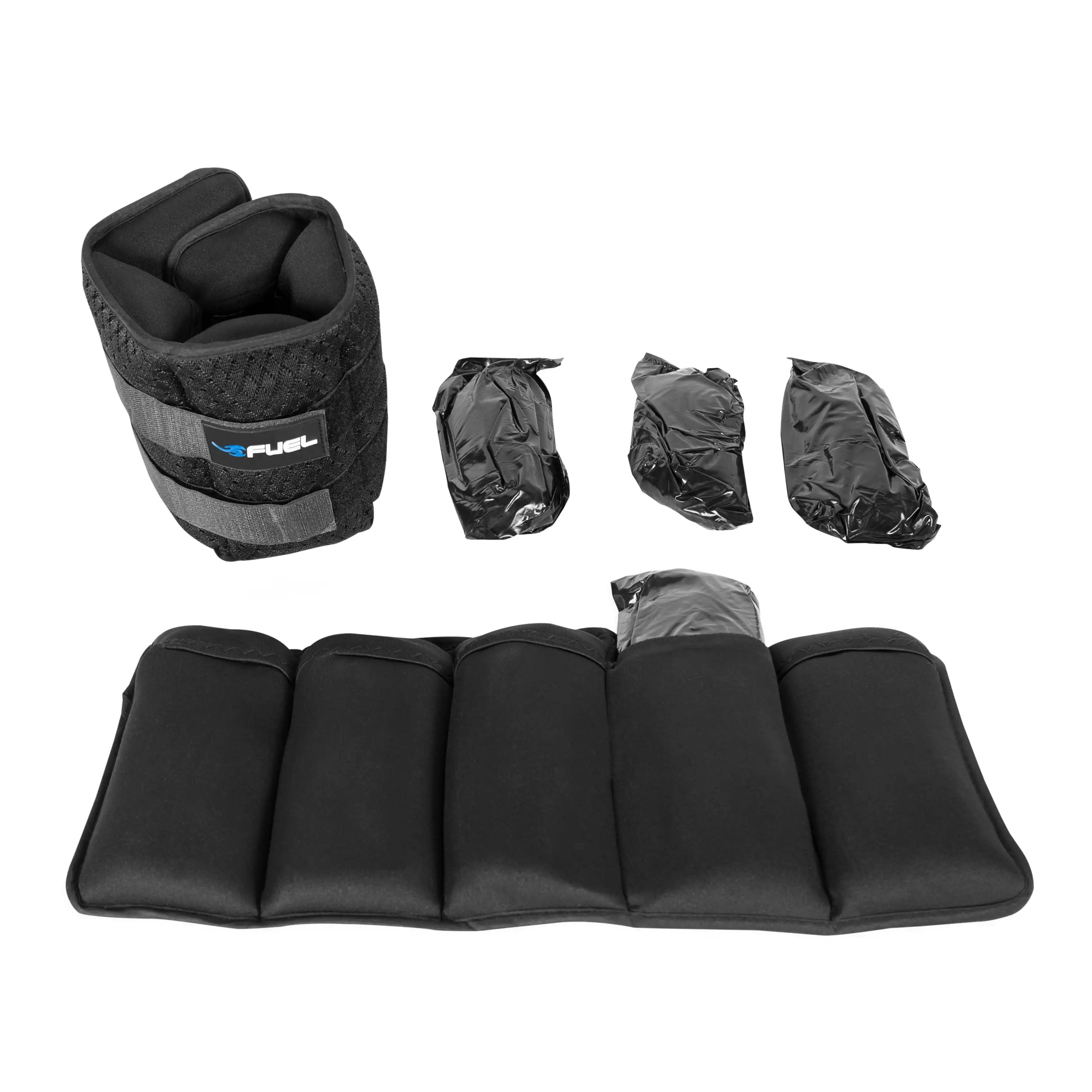 Fuel Pureformance Adjustable Wrist/Ankle Weights, 10-Pound Pair (20 lb total), security protection