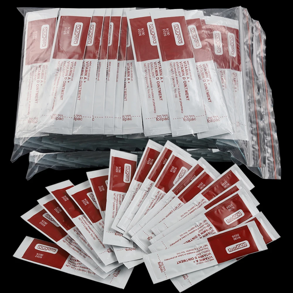 

100/10PCS Tattoo Aftercare Cream Tattoo Vitamin A D Cream Repair After Care Ointment Anti-Scar Healing Gel for Eyebrow Tattoo