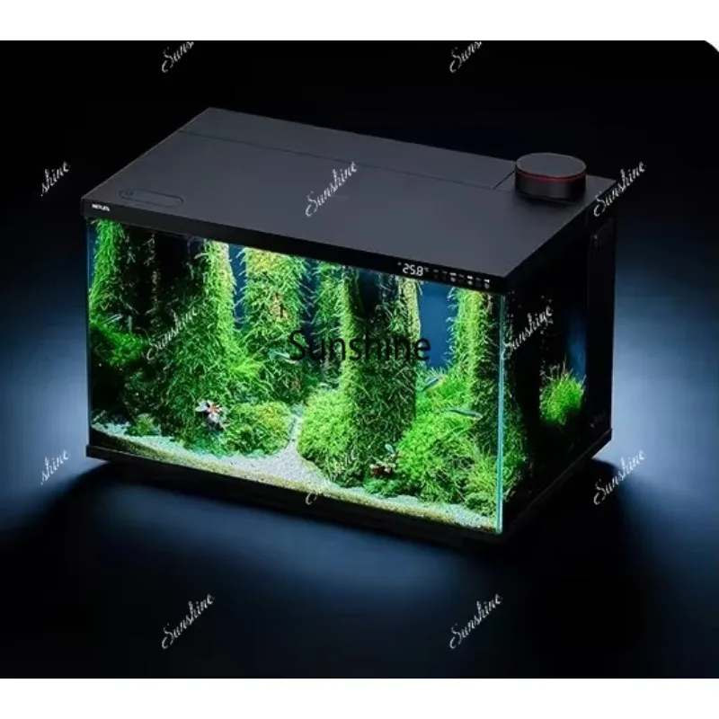 Remote intelligent control automatic feeding integrated self-circulation ecological desktop fish tank  FT