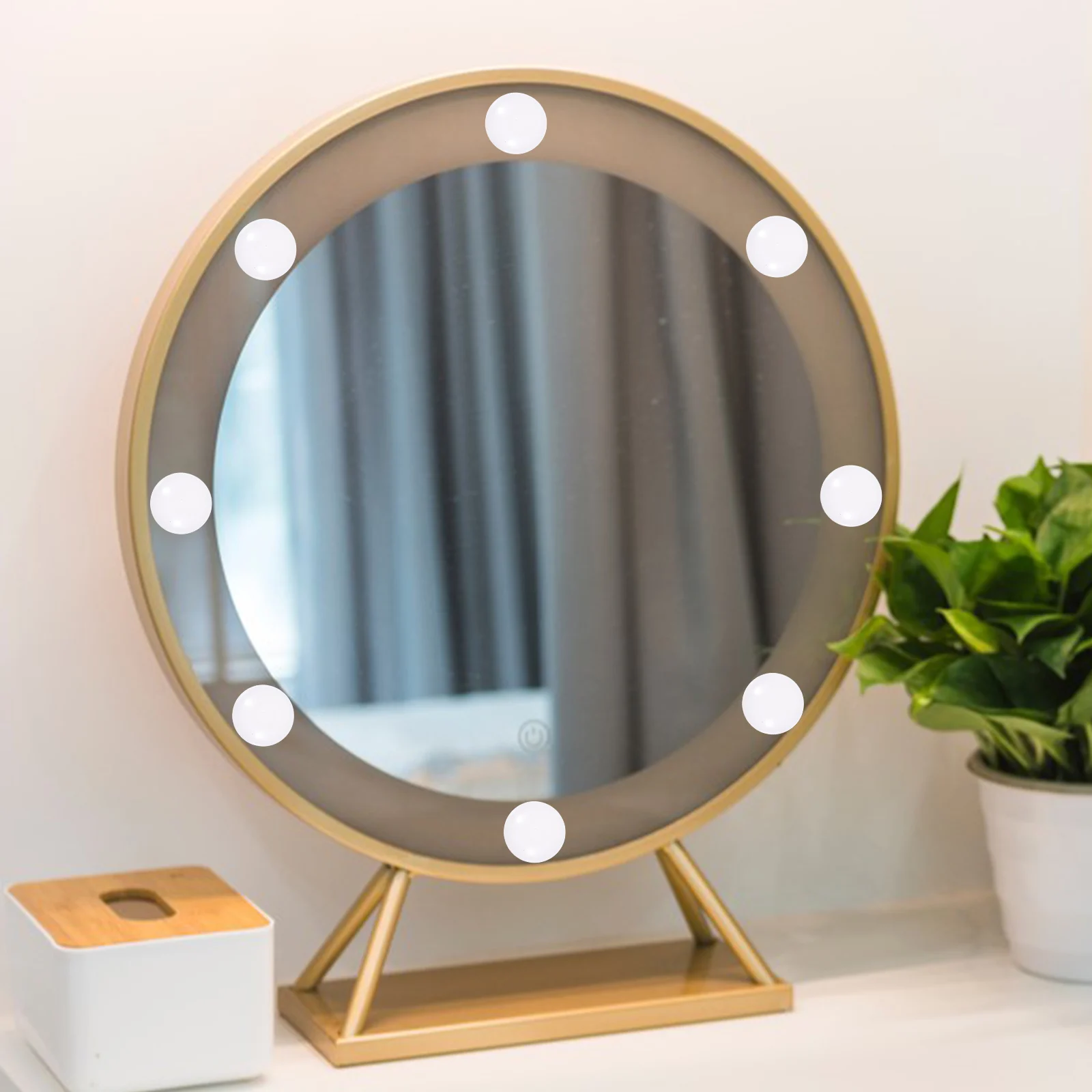 

6pcs Led Lampshade Small Round For Ceiling Light Modern Indoor Replacement Parts Diffuser Cover Durable Pc Material Home Office