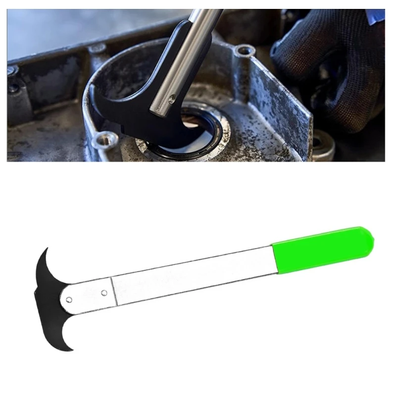 

0XXD Universal Oil Seal Removal Installation Tool Two Hook Structure Metal Car Motorcycle Repair Tool for Industrial Use