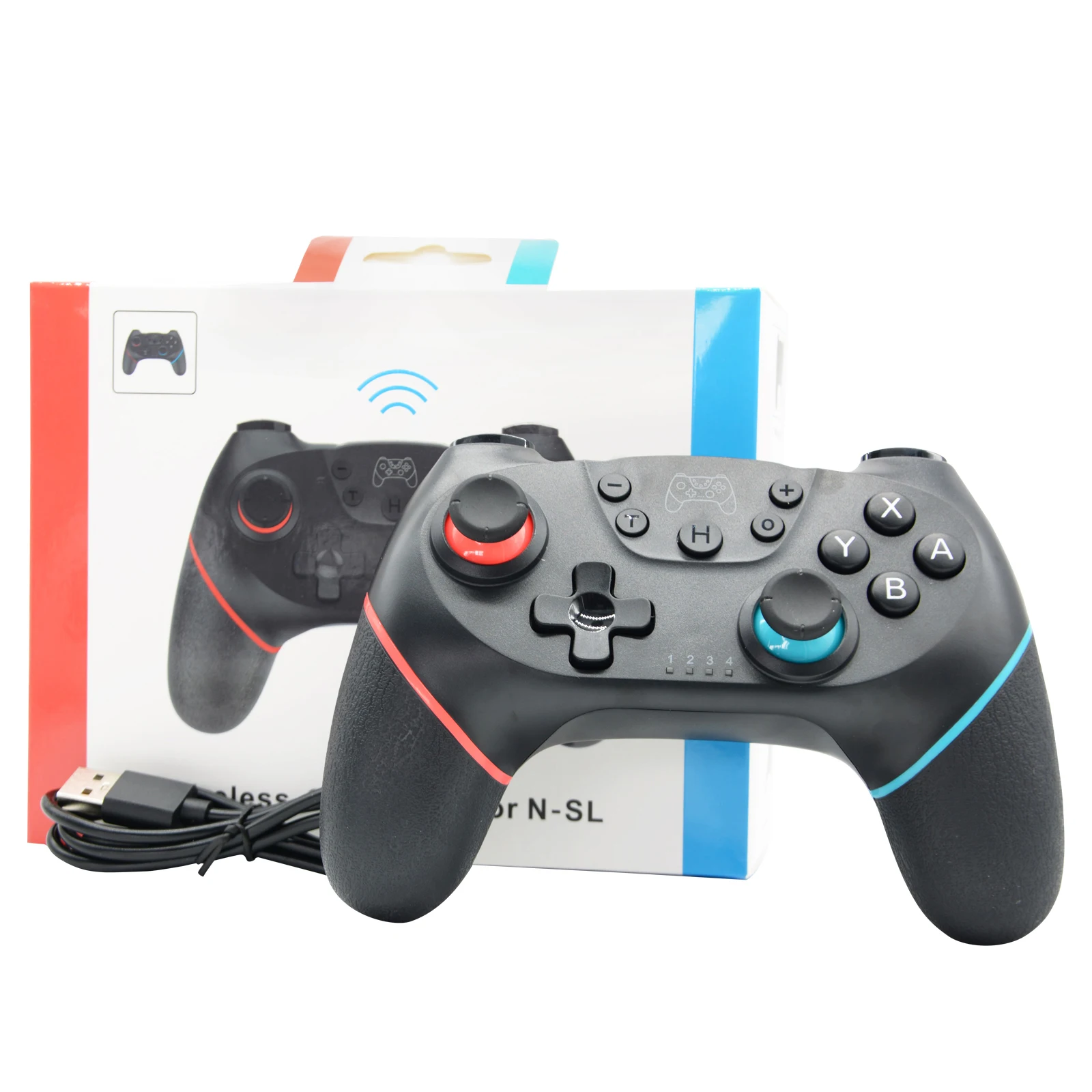 

Беспроводной Bluetooth-контроллер, совместимый с Nintendo Switch Pro, геймпад, игровой джойстик Nintendo