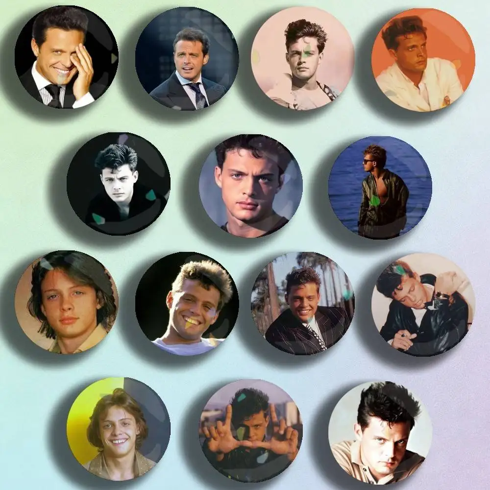 

L-Luis M-Miguel Mexico Laser Badge Creative Pins Brooch for Bag Clothes Hat Decor Gifts Fans Collect