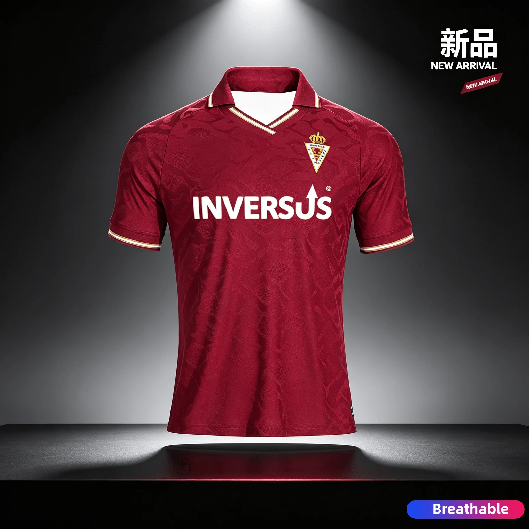 2026 Real Murcia 3D Printed Football Jersey Men's Summer Breathable Quick Drying Short Sleeved T-shirt Family Matching Clothing