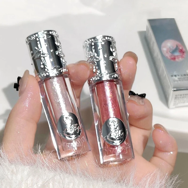 실리콘 브러쉬 리퀴드 아이 섀도우 진주 빛 쉬머 오랫동안 지속되는 단색 진주 같은 파인 스파클링 스팽글 아이 섀도우 하이 라이터