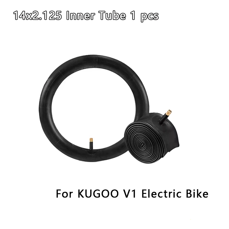 14 Inch Electric Bike Inner Tires 14x2.125 Camera for KUGOO V1   Accessories E- Baby Carriage  Tube  Parts