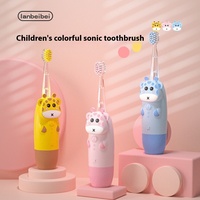 Lazy Baby Smart Ultrasonic Electric Toothbrush for Kids 2-12 Years Soft Bristles