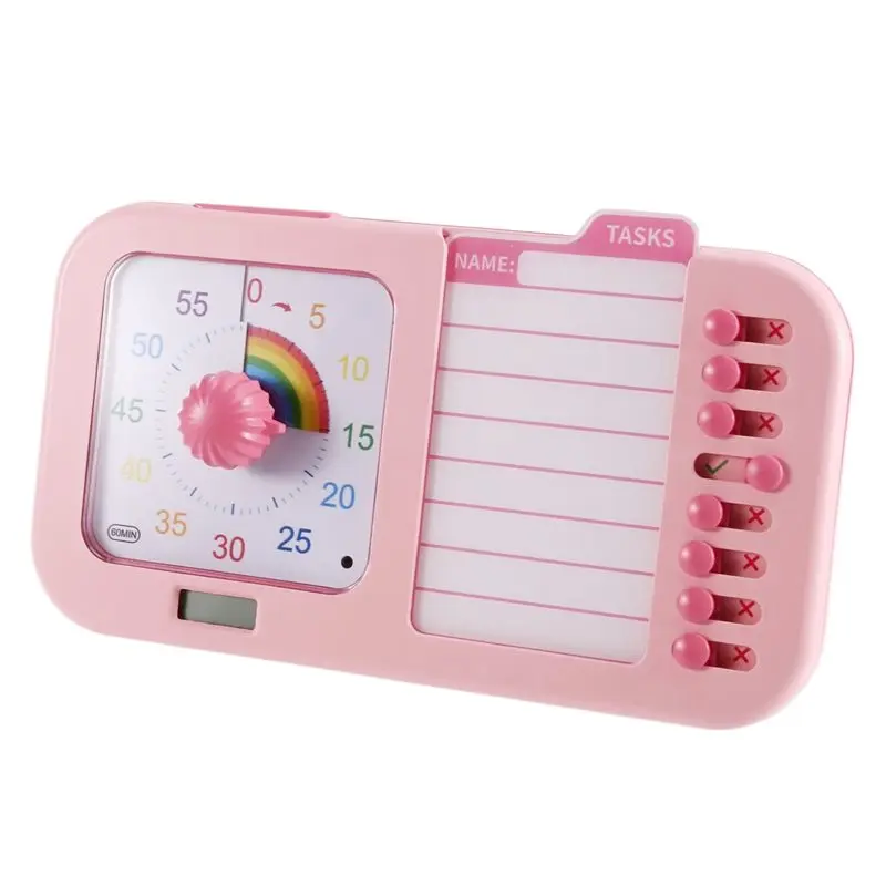 Bild 6: AT43-3 In1 Visueller ADHS-Timer für Kinder und Erwachsene, Aufgaben-Timer mit Planungstafel und Terminplaner