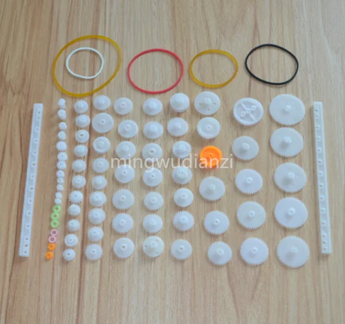 75 Gear Kits Gearbox Plastic Motor Gear Kits Robot Accessories Tech Build DIY Models
