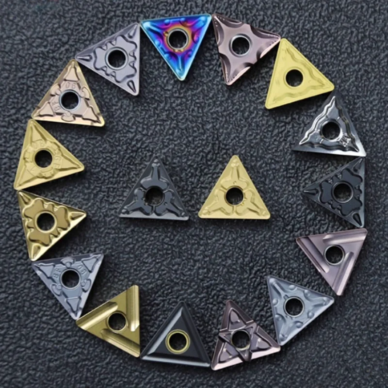 

10PCS CNC Inserts Triangle Turning Insert TNMG 160404 - TM CQ MA PM Stainless Steel Lathe
