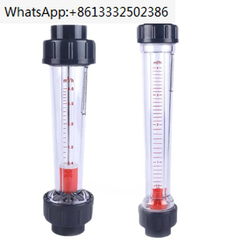 

Plastic tube float flowmeter DN32 long tube DN32 short tube 0.4-4m3/h 0.6-6m3 1-10m3