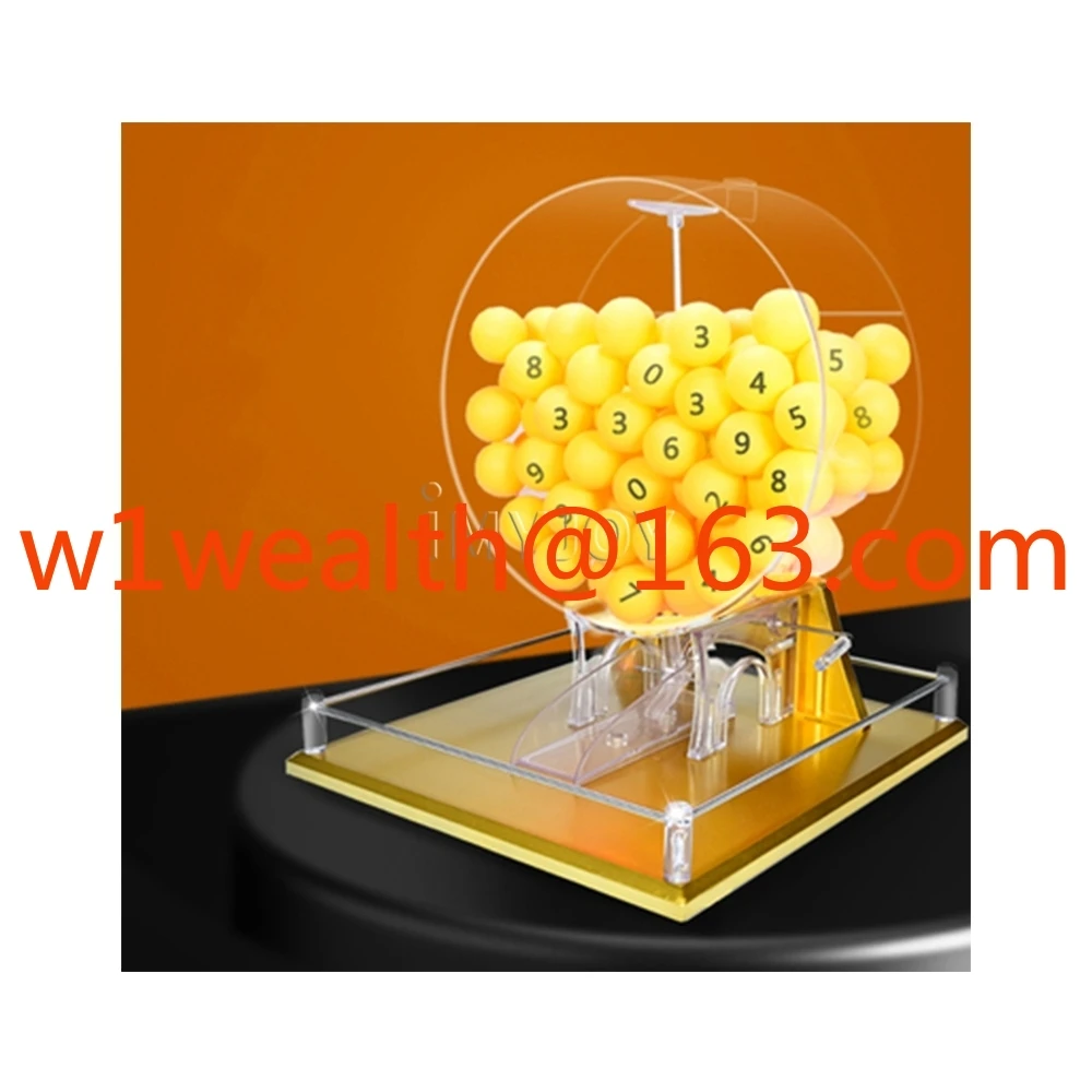 اختيار الجاذبية لاكي لوتو اليانصيب عبر الإنترنت 100 بينغ بونغ الكرة عجلة الرسم لعبة آلة اليانصيب الخدمة الذاتية