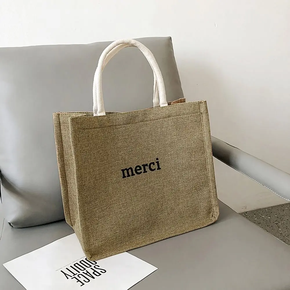 Niche Design Shoulder Bags Fashion Canvas Large Capacity Tote Bags Letter Printing Sling Bags Travel