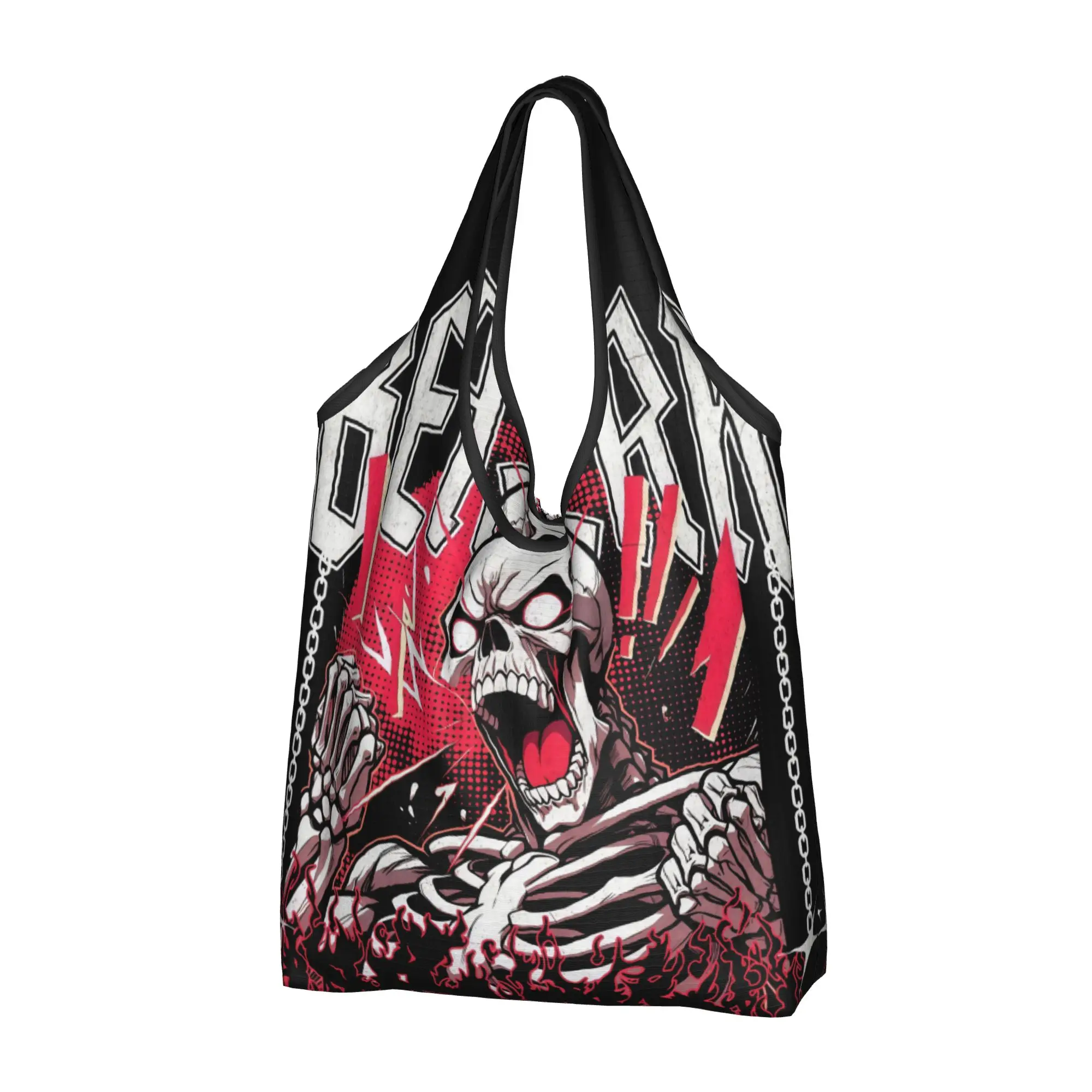 Bolsas de compras con diseño de anime japonés Berserk, bonitas bolsas de compras con diseño de Manga para mujer, bolsos de hombro de gran capacidad