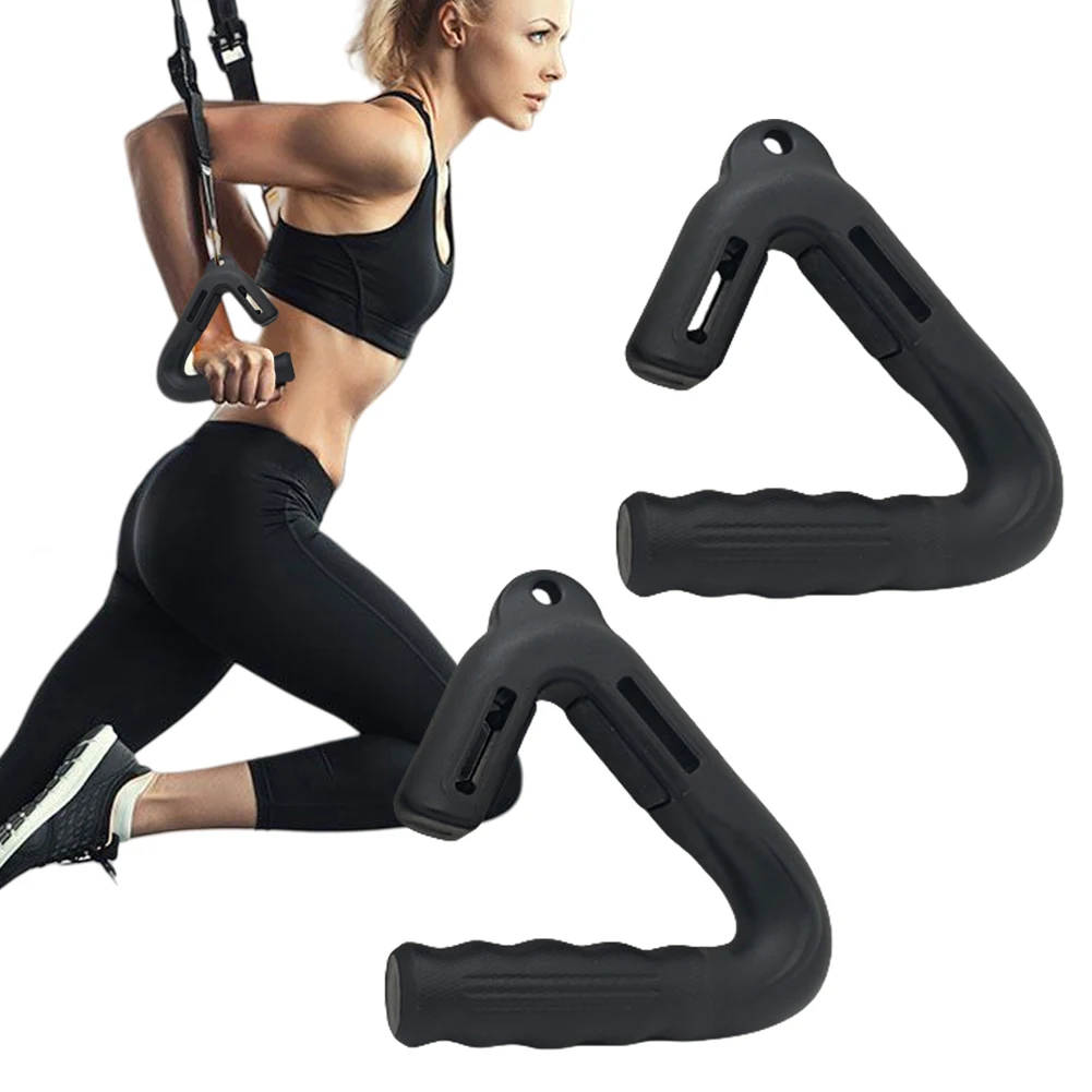 2 قطعة تسحب ما يصل قبضة مقبض تجريب مقبض عدم الانزلاق بزاوية قبضة مقبض الثقيلة المقاومة الفرقة مقبض لقضبان سحب الحديد