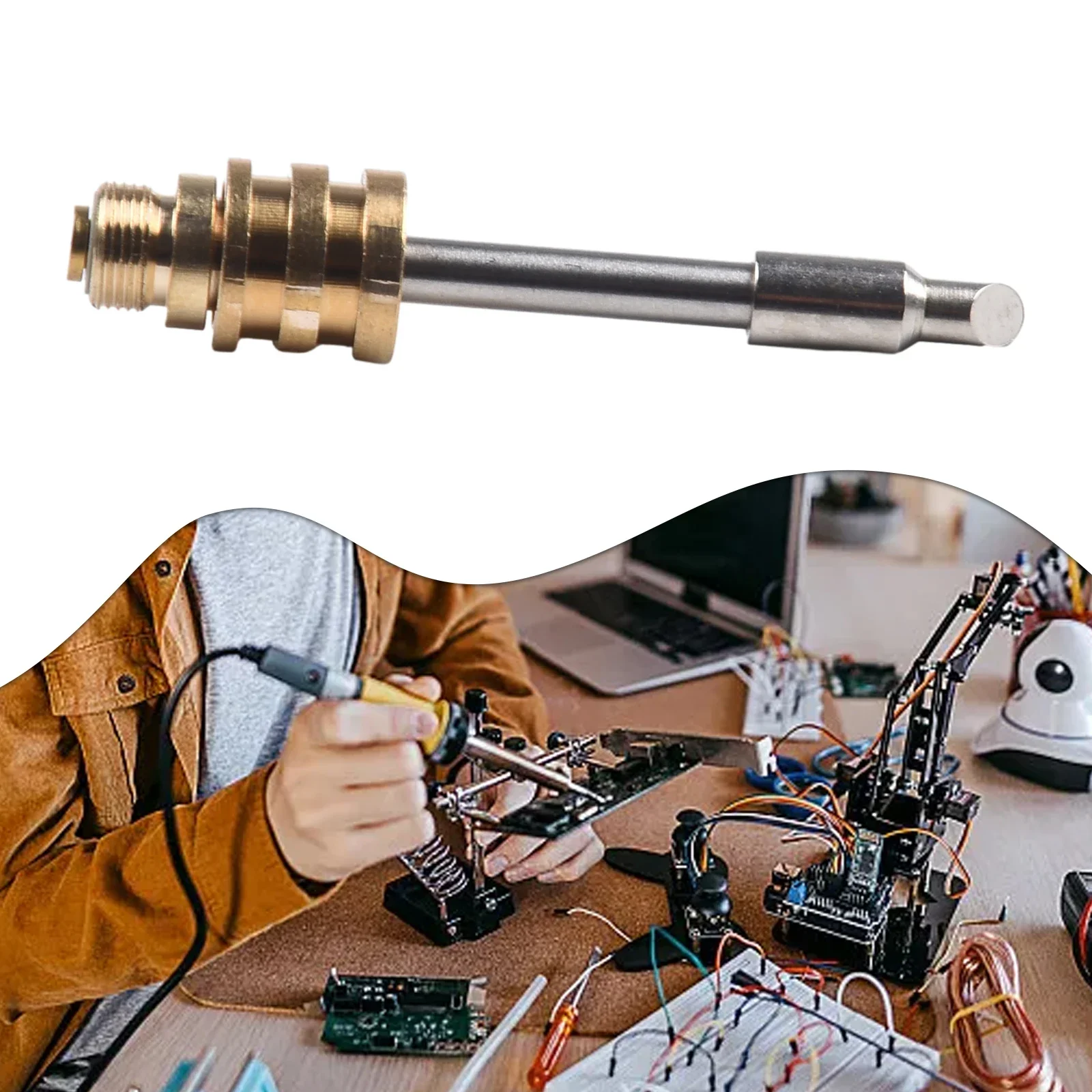 Welding Tips Soldering Iron Tip 1PC 30W 510 Interface Copper USB Power Tools Silver/Gold Welding Rework Tool Multifunctional