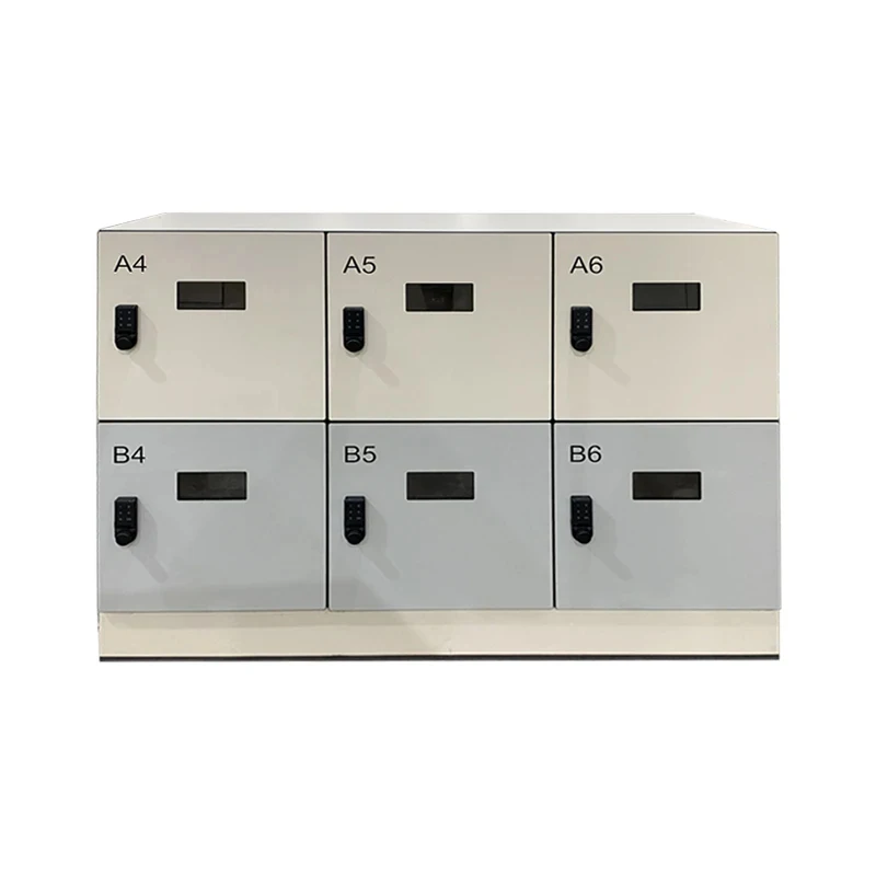 custom.New Model Double Tier Mixed Color Customized Locker with Digital Lock