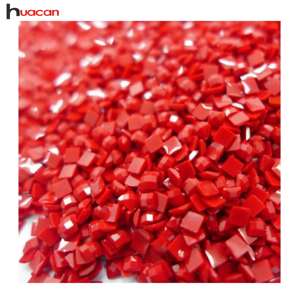 HUACAN DMC Full Square Rhinestones For Embroidery Drill Crystal For Diamond Painting