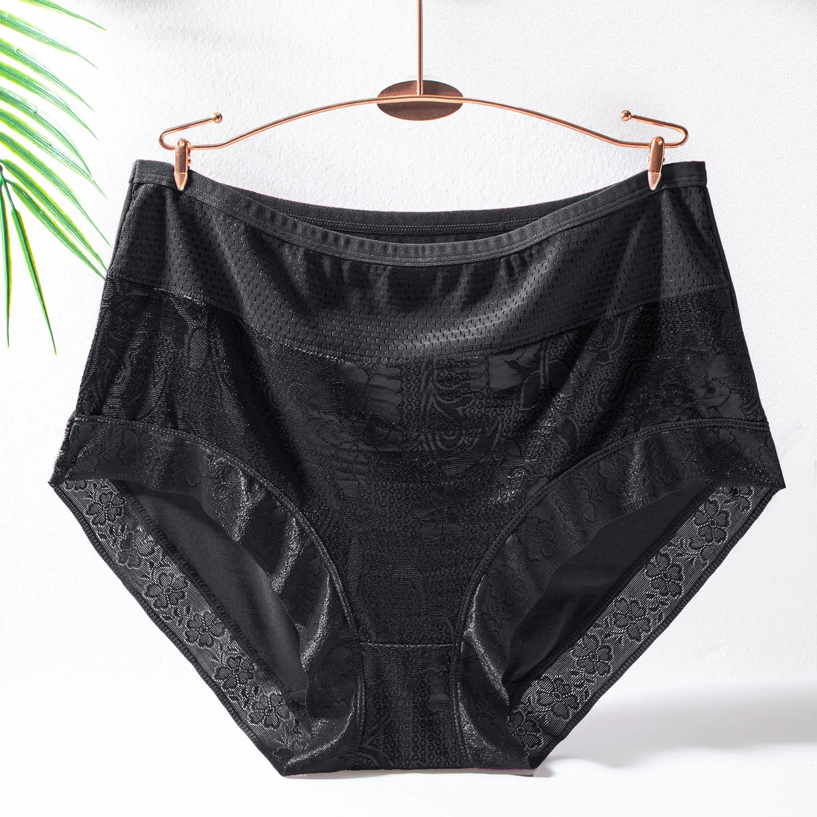 Oversized 5xl Fat Modal Cotton Lightweight Breathable Comfortable Fashion Personality High Waist Fat Mom Shorts Women Panties