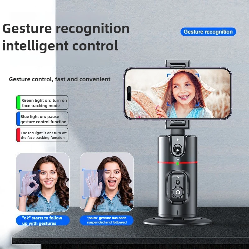 Handheld Gimbal Fully Automated Follow up Shots 720 Degree 3-Axis Follow-up Gimbal Stabilizer For Smartphone Live Photography