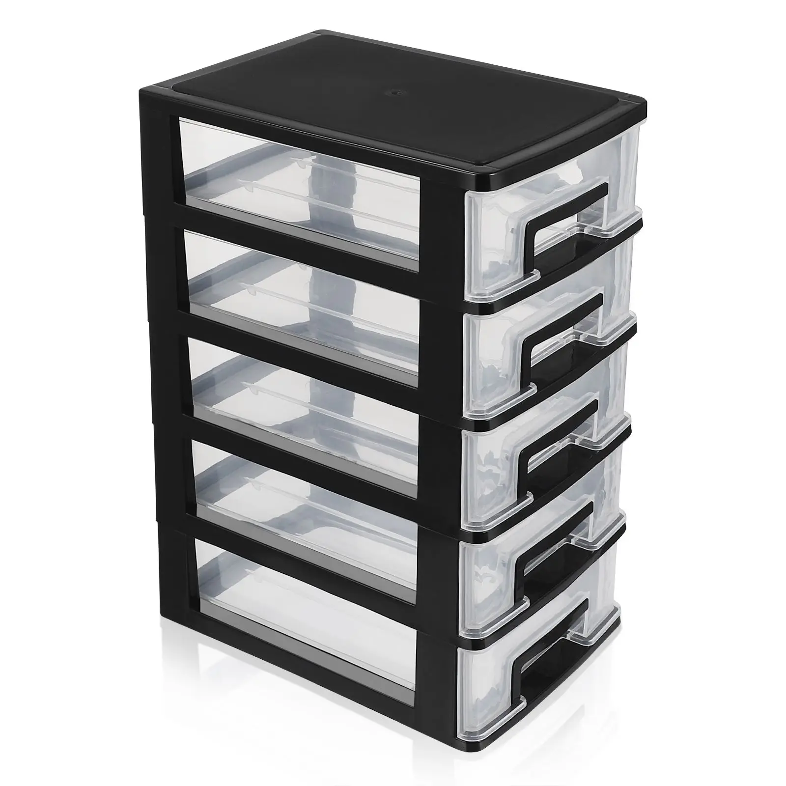 

Transparent Storage Box Small Desk Drawers Plastic ganizer Table Drawer Stationery Holder