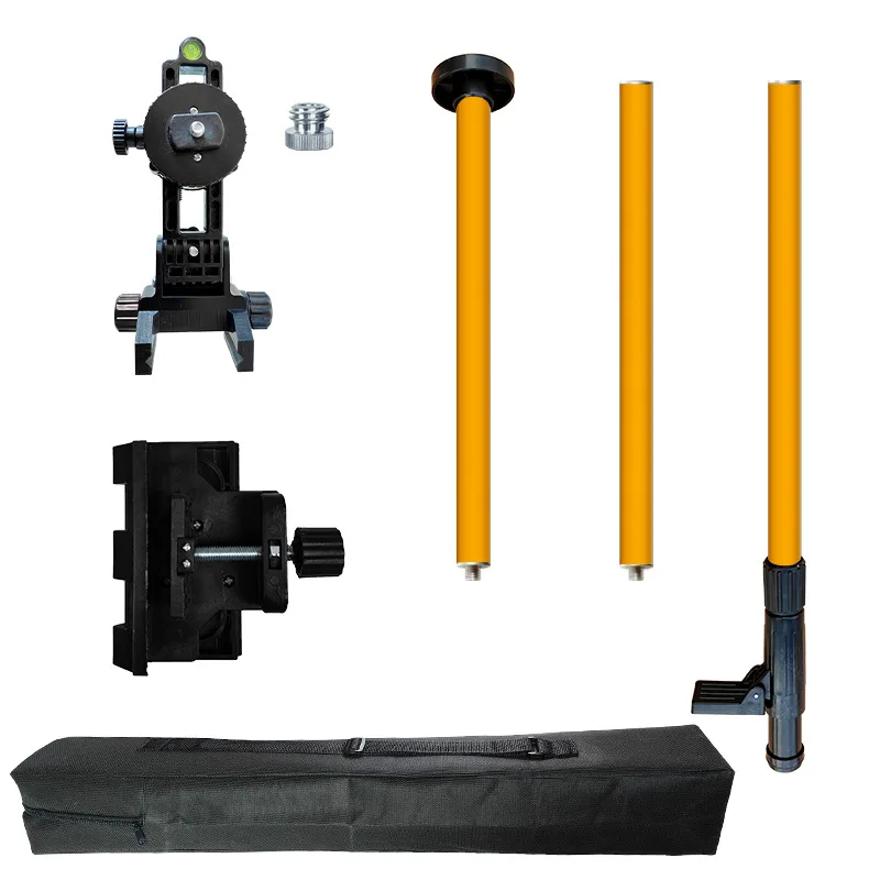 2.4M/ 3M Adjustable Telescopic Laser Level Rod Stand Bar Extend Laser Level Bracket Ceiling Support Pole Tools Accessories