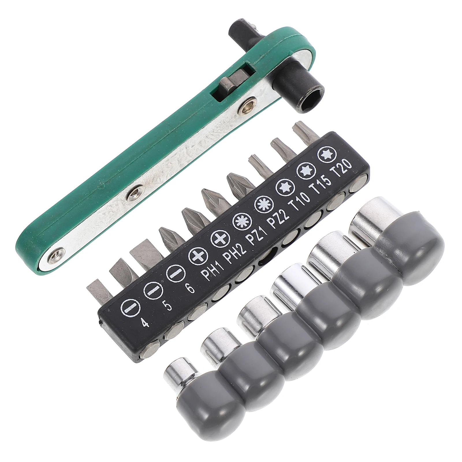 

1 Set Ratchet Set Durable Steel Replaceable Sleeves For Car Bike Repair Maintenance Wrench Kit Adjustable Combination Click