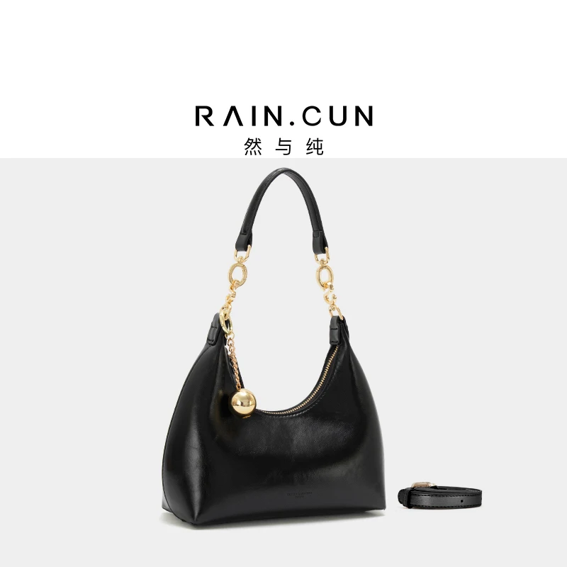 elegant-crossbody-single-shoulder-women's-handbag-luxury-soft-leather-black-commuter-bag-raincun-ztd82188-fashionable-bag