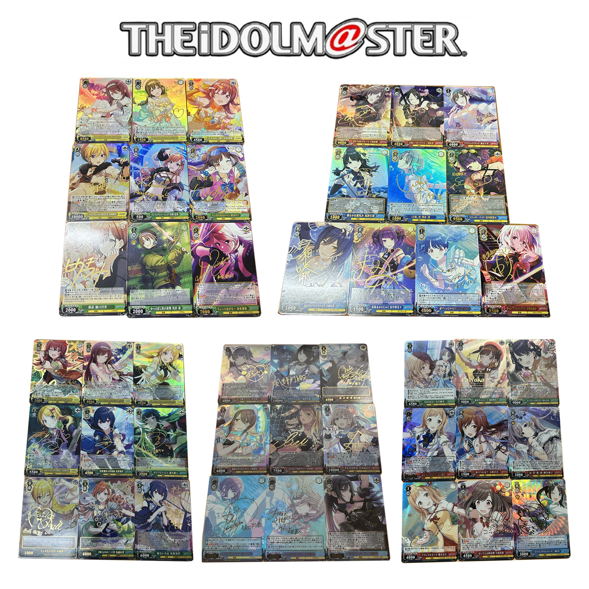 Anime THE IDOLM@STER Foil Card Suit Popular Idol Amami Haruka Takatsuki Yayoi Fan Collection Card Weiss Schwarz Cards Boy Gift