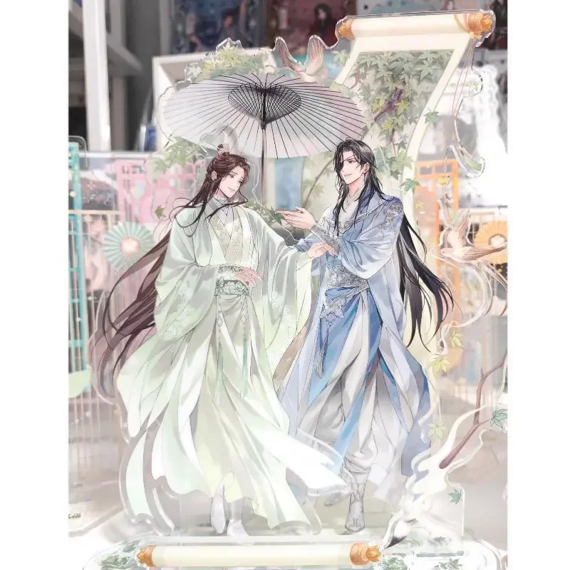 Anime Heaven Official’s Blessing Hua Cheng Xie Lian Acrylic Plaque Anime Standee Figure Cosplay Standing Sign Model Desk Display