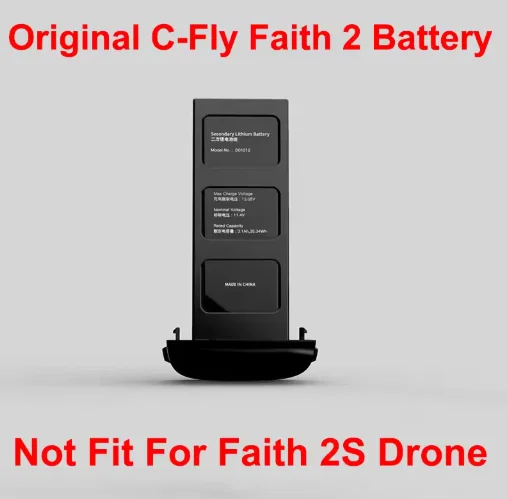 Original 11.4V 3100mAh Li-Poly Battery For CFly Faith 2 Gimbal Professional 4K HD Camera GPS 5KM FPV RC Drone Spare Parts