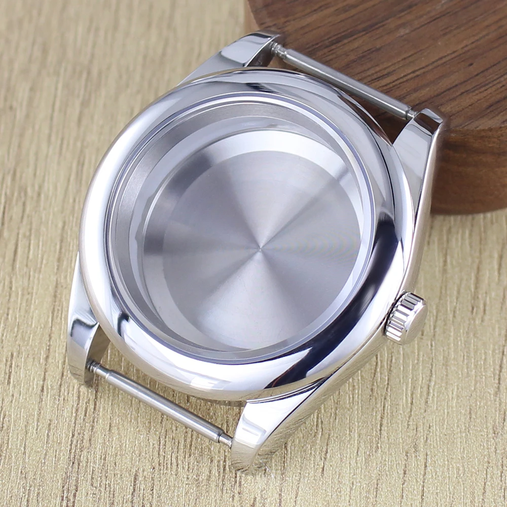 

36 мм 39 мм модный круглый край Nh35 корпус для часов сапфировое стекло водонепроницаемый для Nh35 Nh36 8215 8205 Movt 28,5 мм циферблат DJ SK Mod Parts